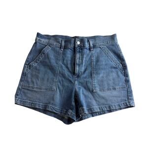 J. Crew Womens Denim Shorts Size 33 Blue Utility